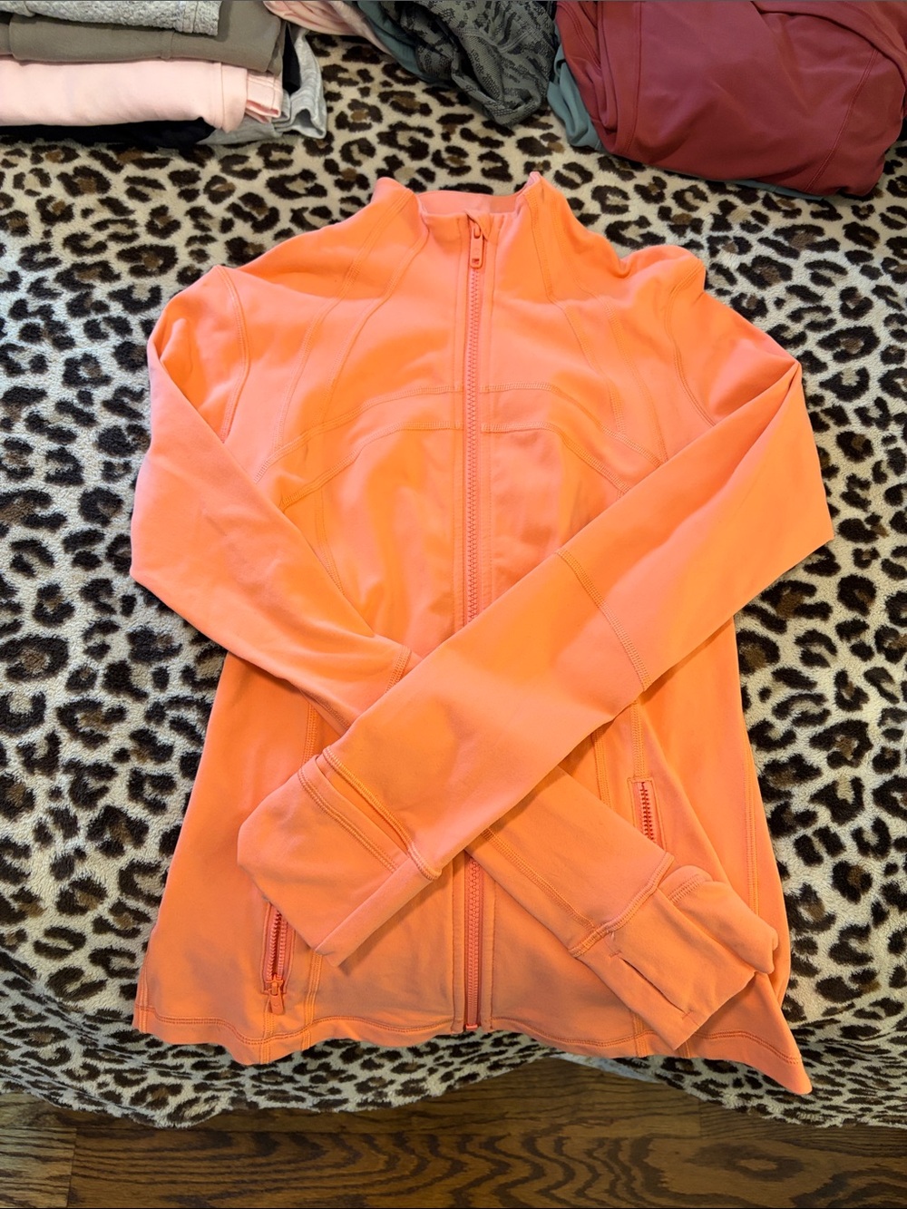 Lululemon define jacket - 6 full length orange